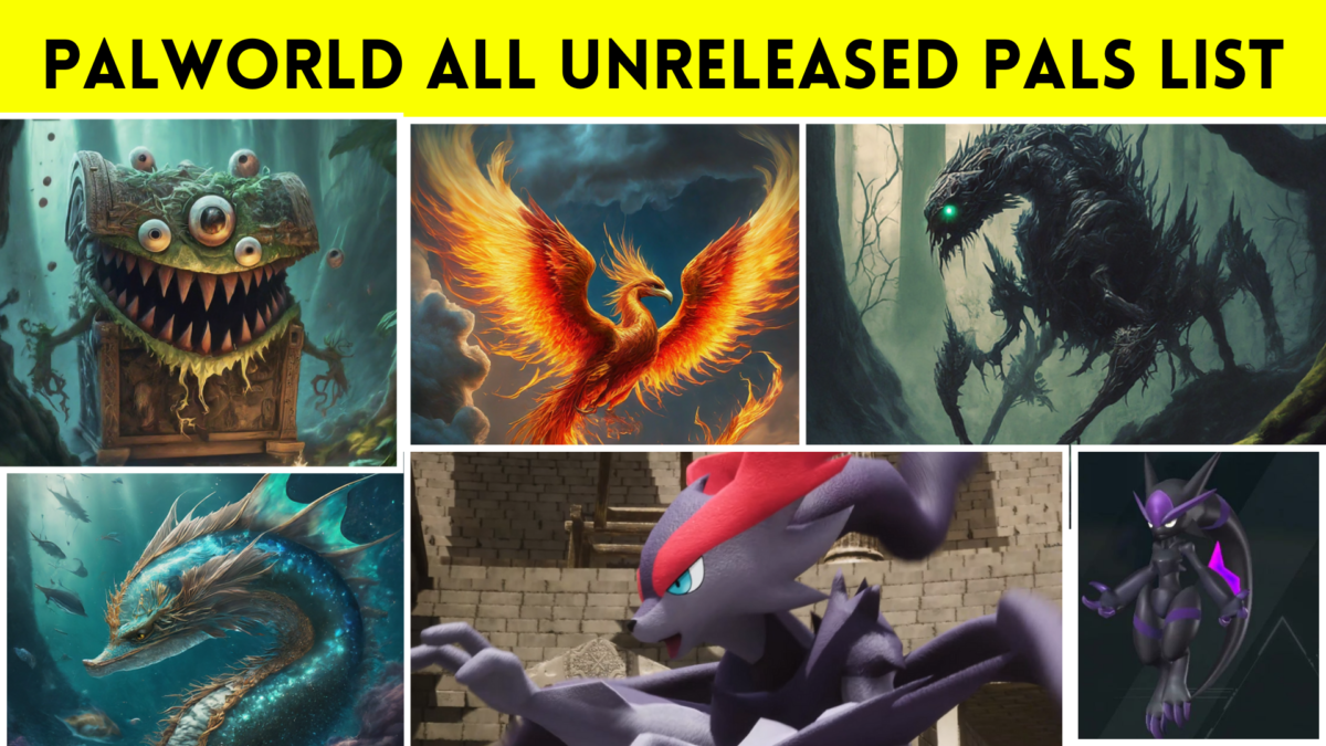 palworld all unreleased pals list